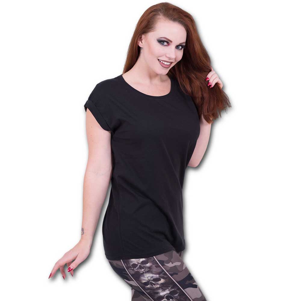Spiral - URBAN FASHION Top - Black